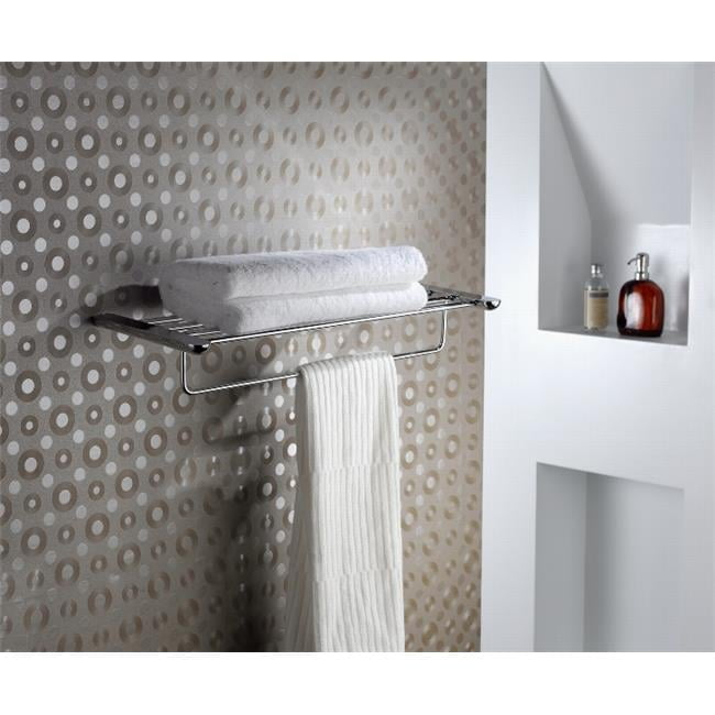 Dawn USA 9501 Series Metal Floating Shelf with Towel Bar