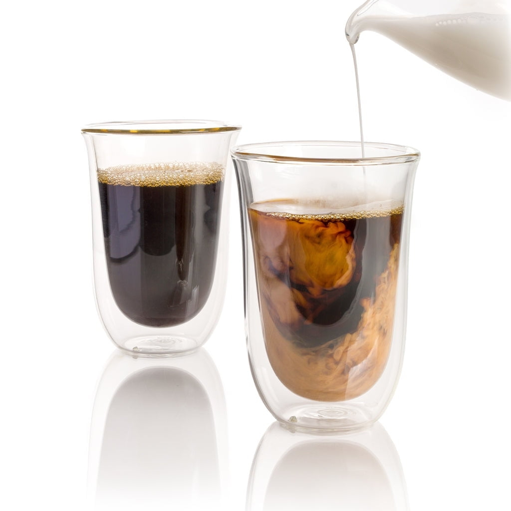 Double-Wall Insulated Latte Glasses (Set of 2) | Brod & Taylor