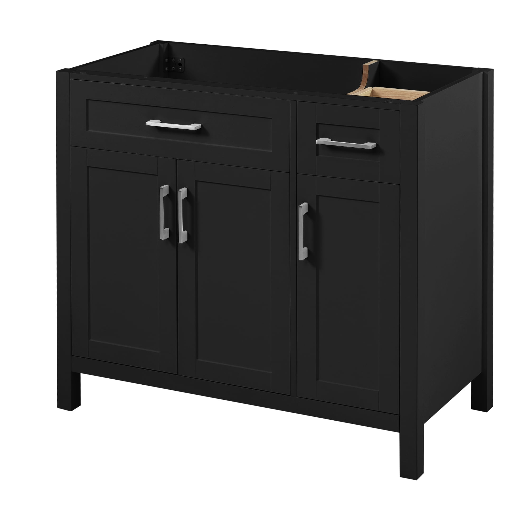 Dovelina 36" Black Bathroom Vanity (Sink not included)Cabinet Only