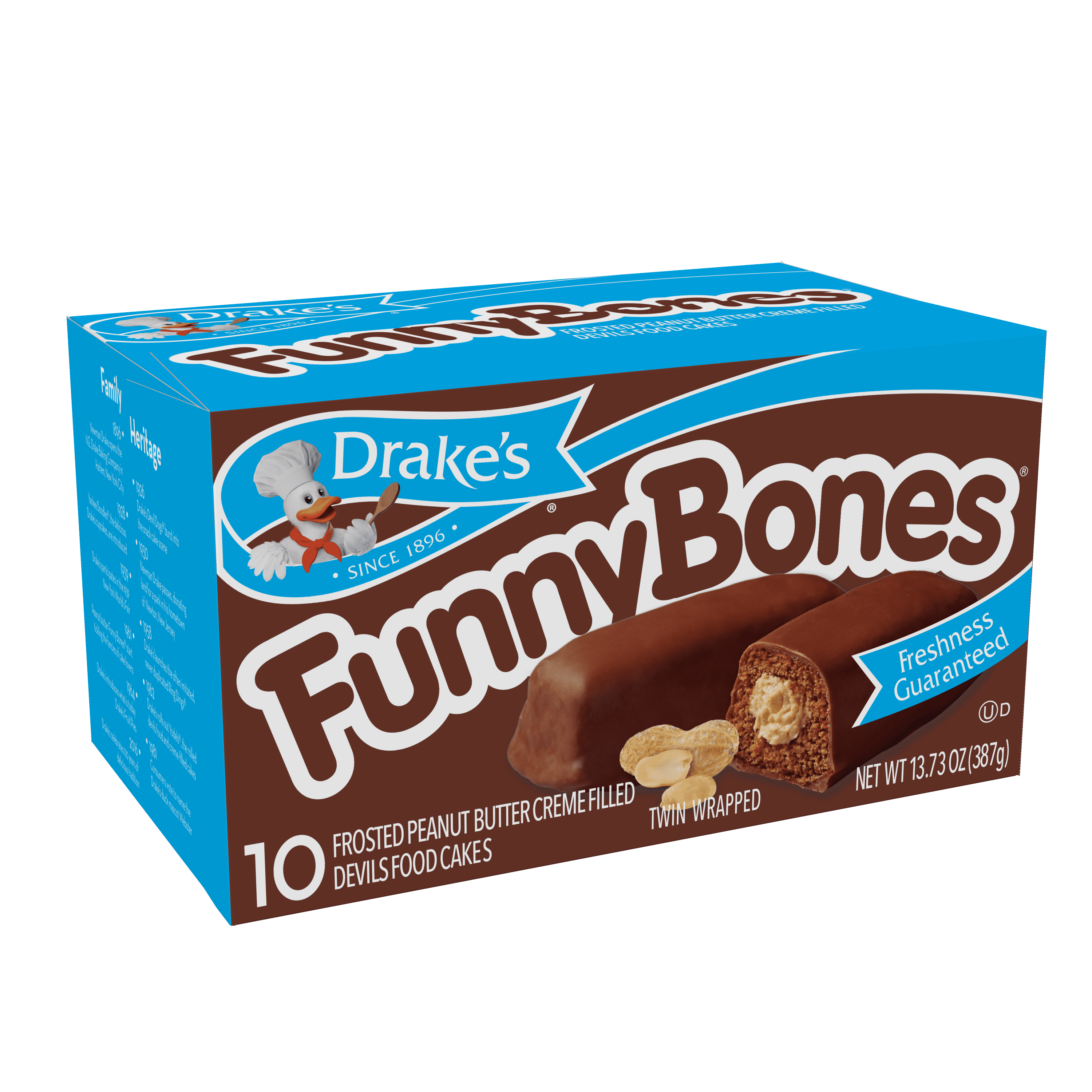 Drake's Funny Bones, 10 Count, 13.73 oz