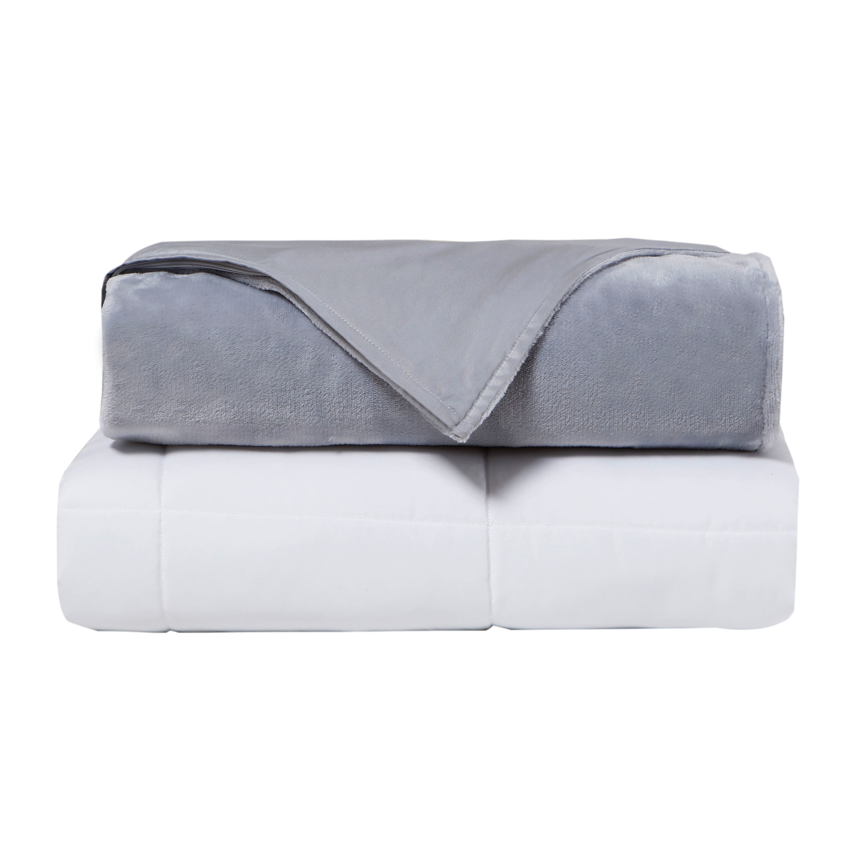 Dreamlab Bohemian Gray, White, Multi-color Microfiber Reversible Bed Blanket Queen