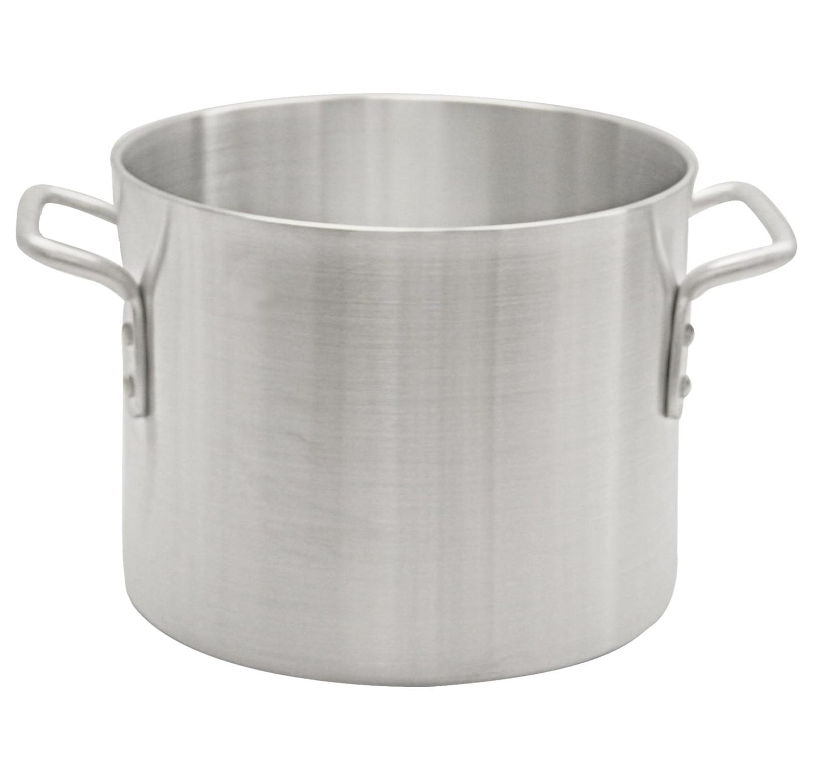 Heavy-Duty 40 Quart Silver Aluminum Stock Pot