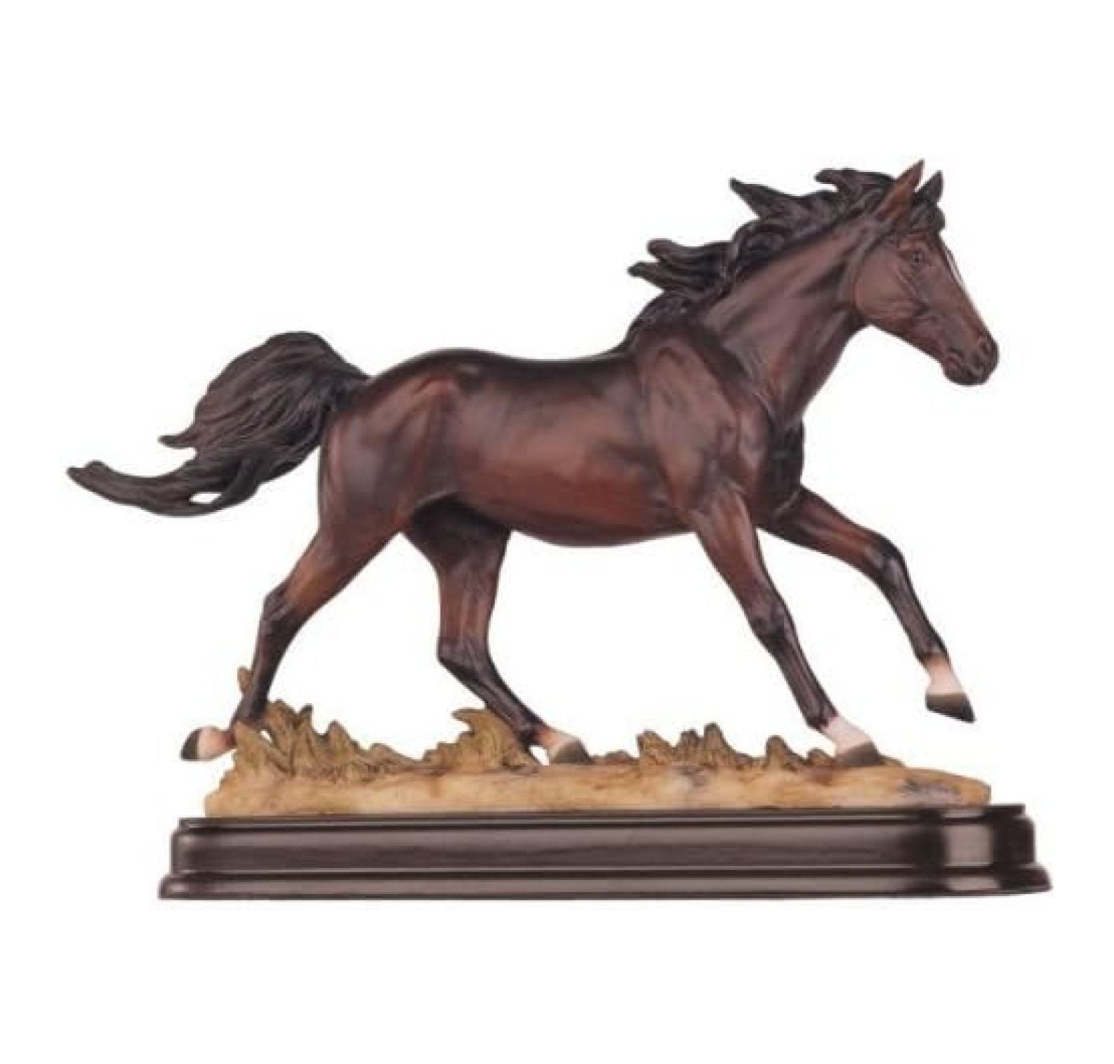 Drevy Horses Collection Brown Horse Figurine Decoration Decor Collectible
