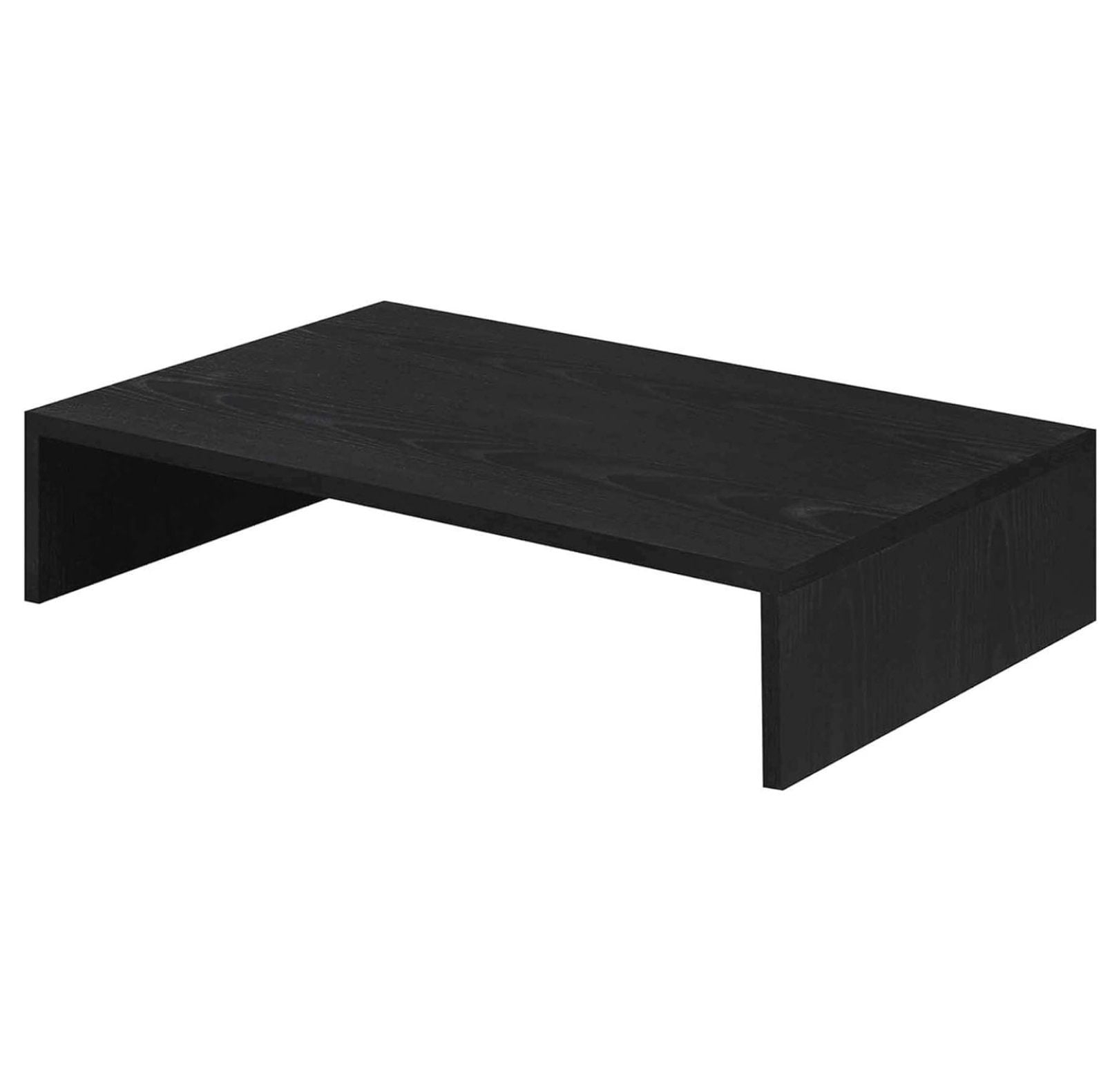 Drevy Small Designs2Go Monitor Riser for TVs up to 26 Inches, Black