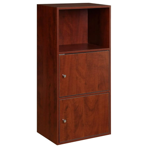 Xtra Storage 2 Door Cabinet with Shelf, Cherry