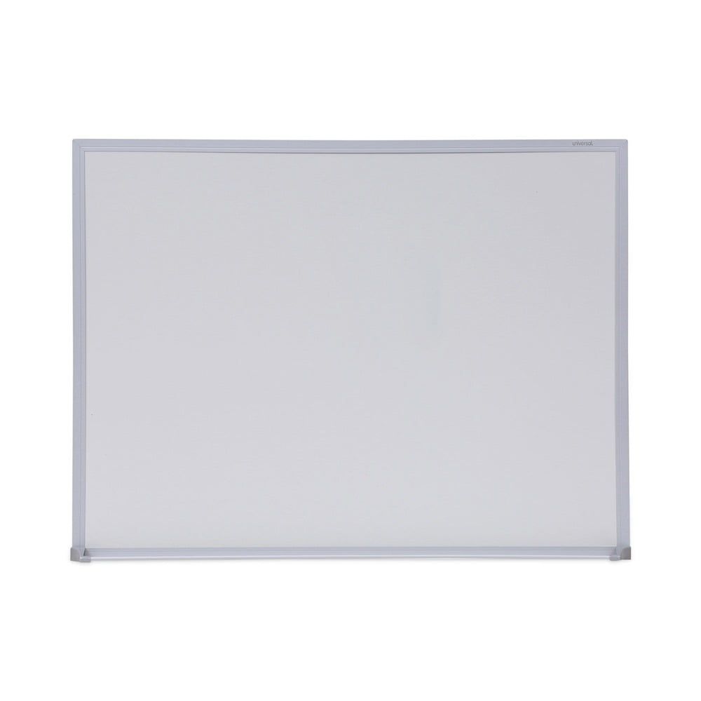 UNIVERSAL Dry-Erase Board Melamine 24 x 18 Satin-Finished Aluminum Frame 43622