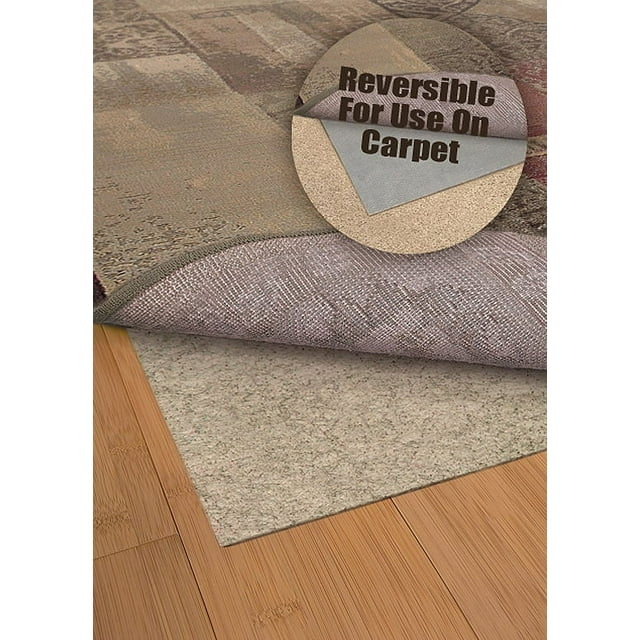 Dual Surface All-in-One Non-Slip Rug Pad, 4x6