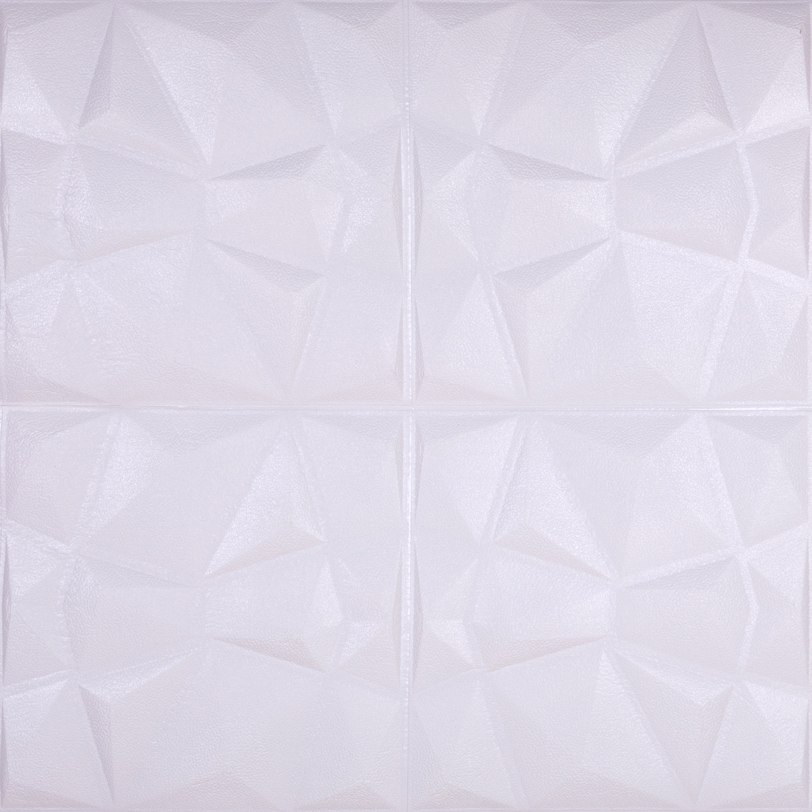 Dundee Deco Off White Marble Bricks PE Foam 3D Wall Panels, Decorative Wall Paneling 26.4 sq ft; 28'' X 28'', Pack of 5