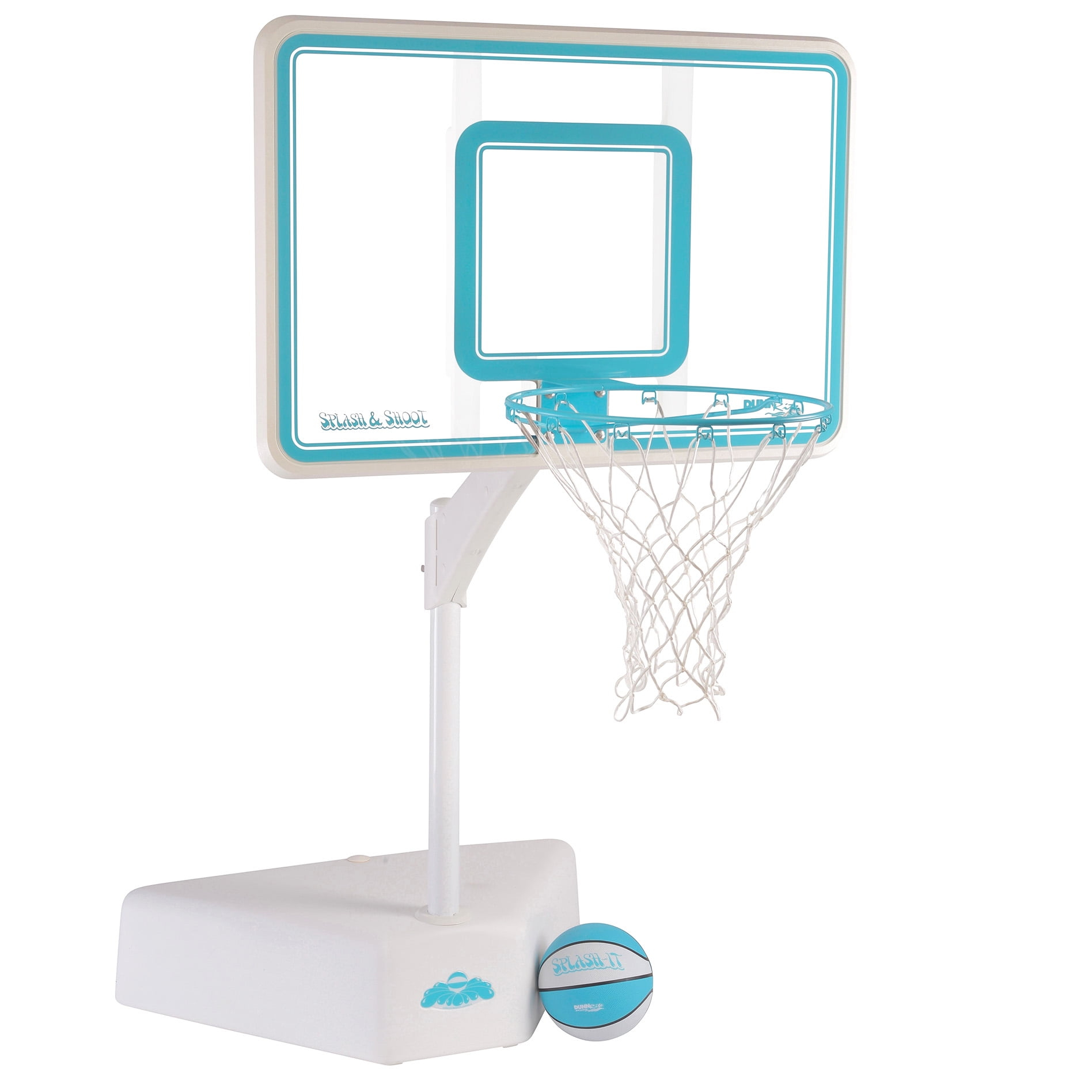 Dunn-Rite Splash & Shoot  Clear Polycarbonate backboard with  Adjustable Height