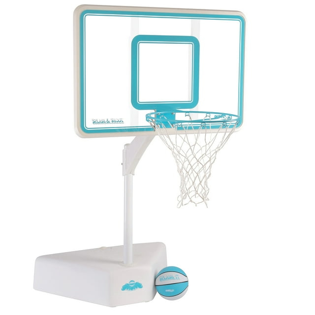 Dunn-Rite Splash & Shoot  Clear Polycarbonate backboard with  Adjustable Height