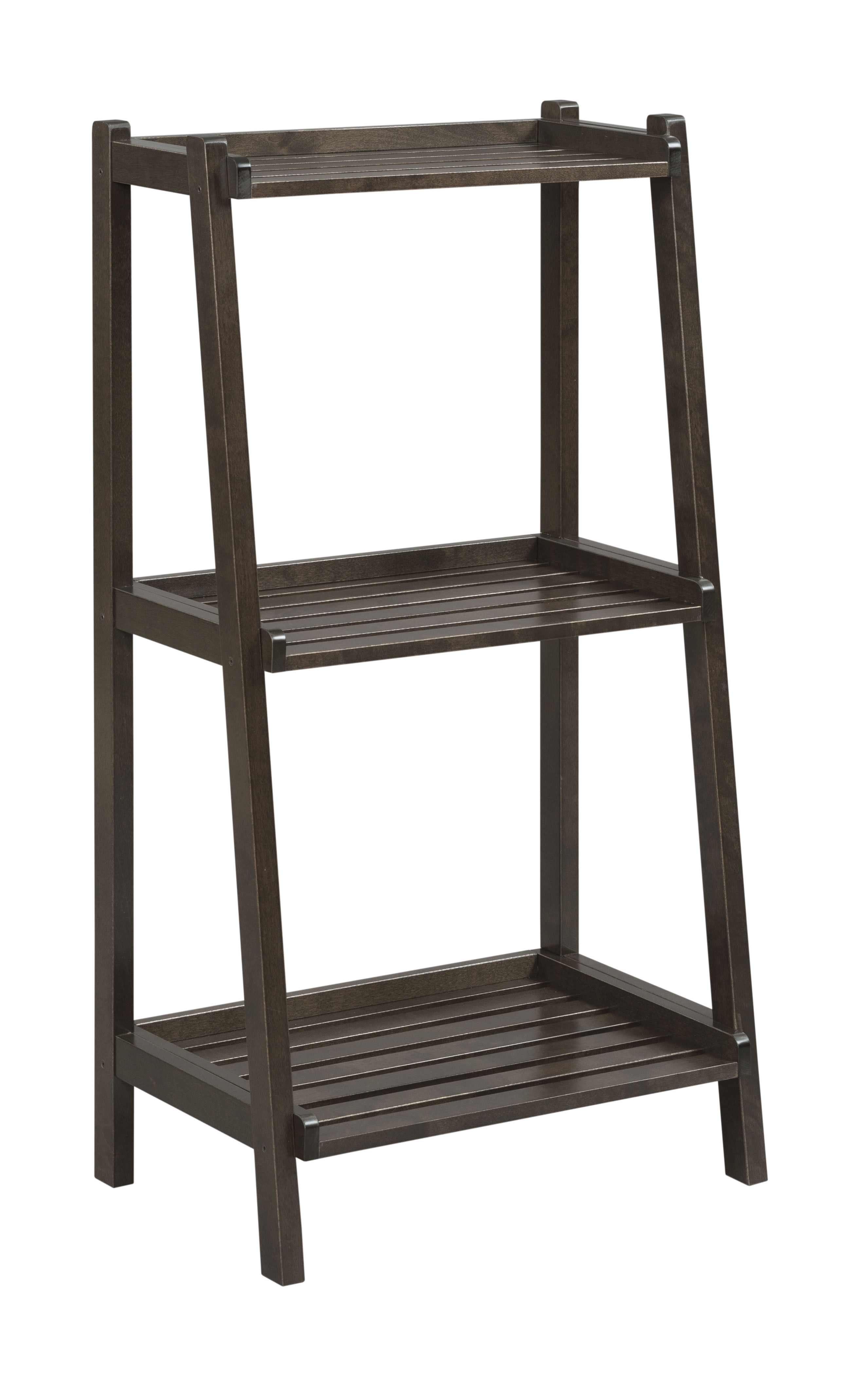 NewRidge Home Solid Wood Dunnsville 3-Tier Ladder Shelf, Bookcase, Display. Color Options.