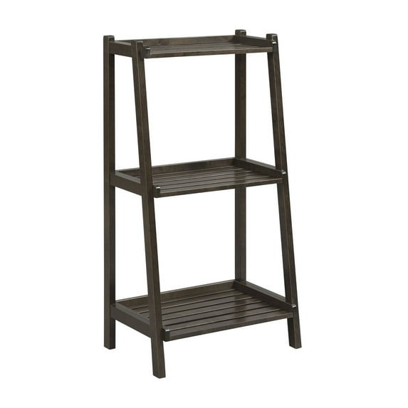 NewRidge Home Solid Wood Dunnsville 3-Tier Ladder Shelf, Bookcase, Display. Color Options.
