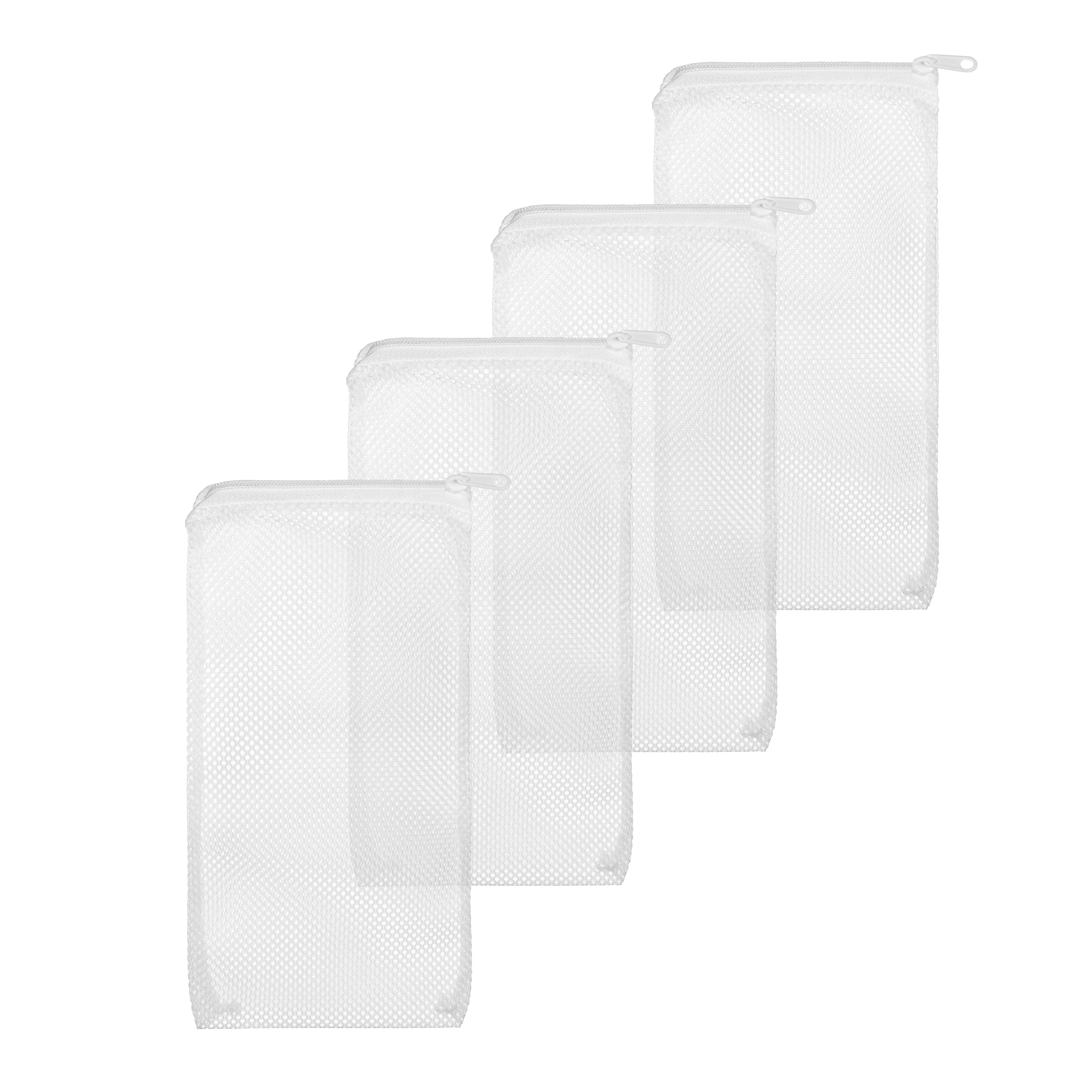 Aquatic Experts - Durable MaxFlow Mesh Media Filter Bags with Zipper for Large Filter Media 4 Pack, 4 pack, 5" x 9"