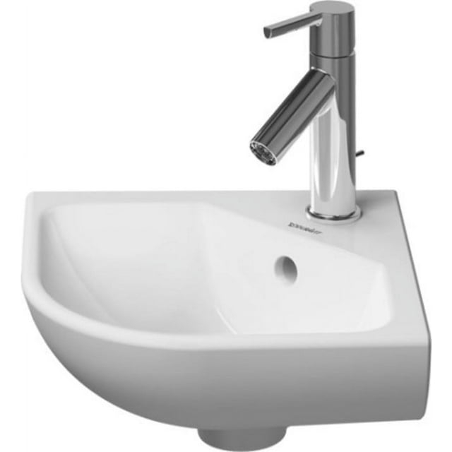 Duravit 072243 Me By Starck 13-3/4" Corner Lavatory Sink - White