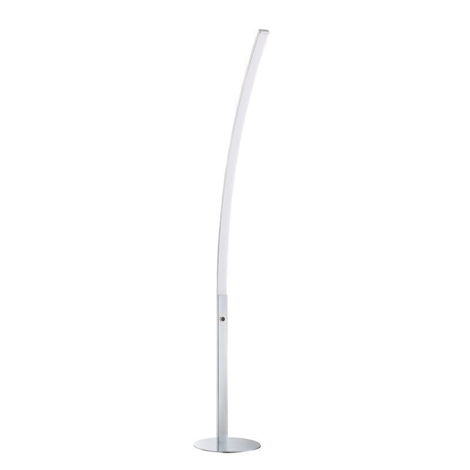 E-commerce Lghting 60 in. Chrome LED Floor Lamp
