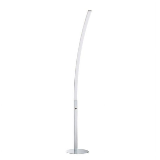 E-commerce Lghting 60 in. Chrome LED Floor Lamp