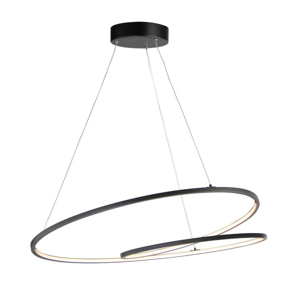E21327-BK-ET2 Lighting-Cycle-98W 1 LED Pendant-31.5 Inches wide by 2 inches high-Black Finish