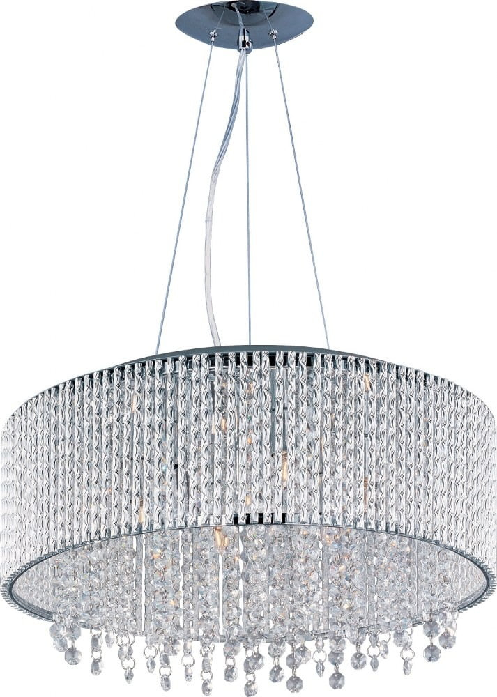 E23137-10PC-ET2 Lighting-Spiral-10 Light Pendant in Mediterranean style-22.5 Inches wide by 10.75 inches high