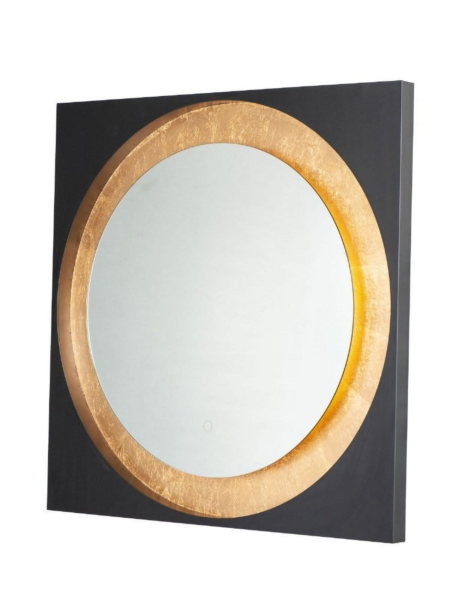 E42040-GLBK-ET2 Lighting-Floating-28W 1 LED Square Mirror-31.5 Inches wide by 31.5 inches high