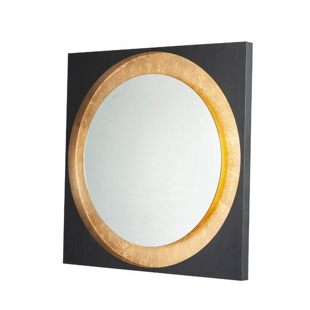 E42040-GLBK-ET2 Lighting-Floating-28W 1 LED Square Mirror-31.5 Inches wide by 31.5 inches high