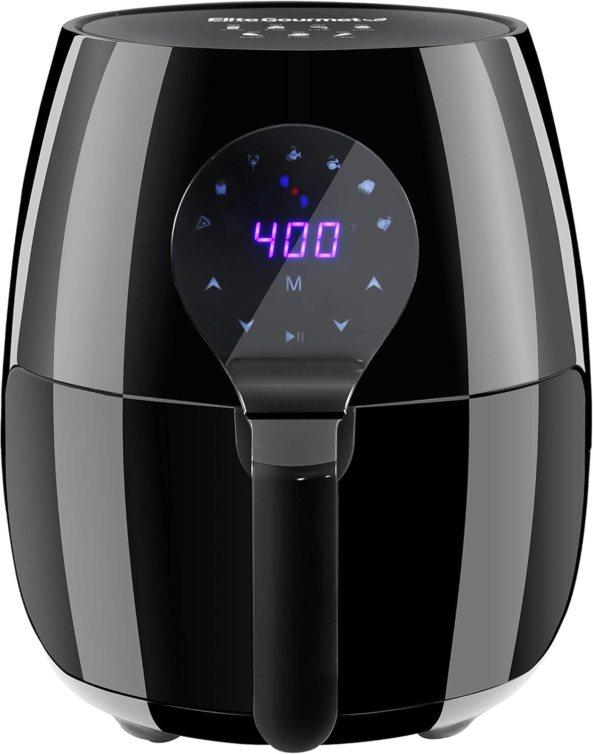 Elite Gourmet 5.3 Qt. Air Fryer (black)