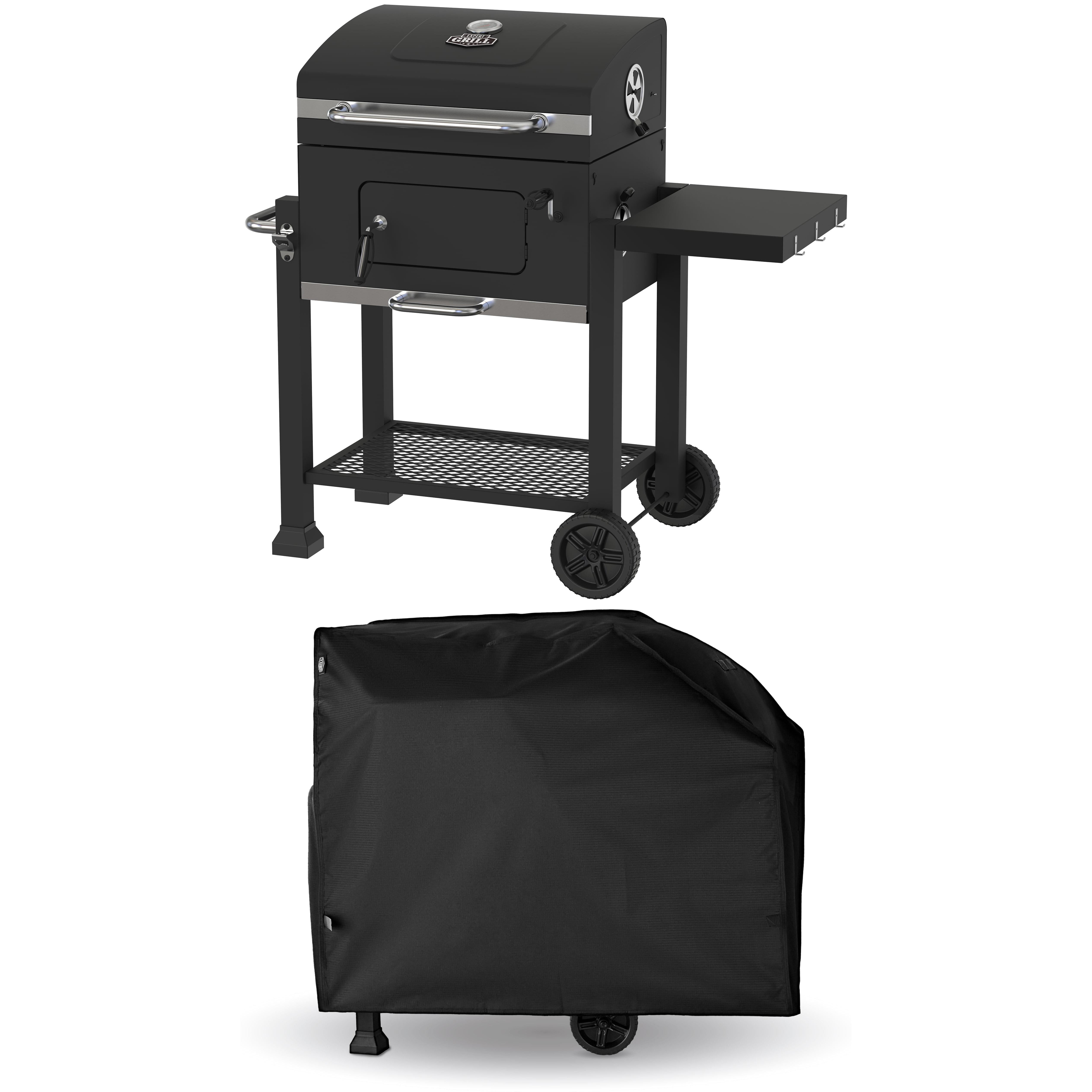 Expert Grill Heavy Duty 24-inch Charcoal Grill, Black