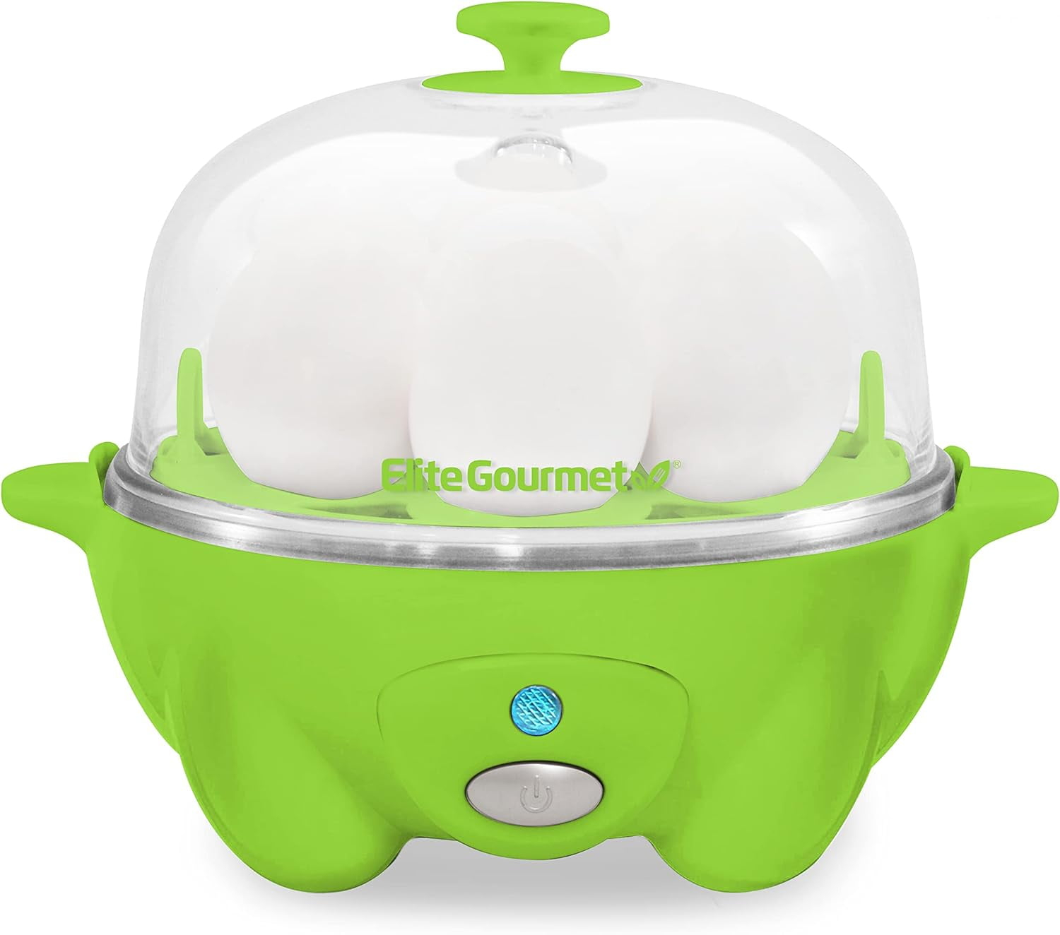 Elite Cuisine EGC-007G Automatic Easy 7-Egg Cooker, Green