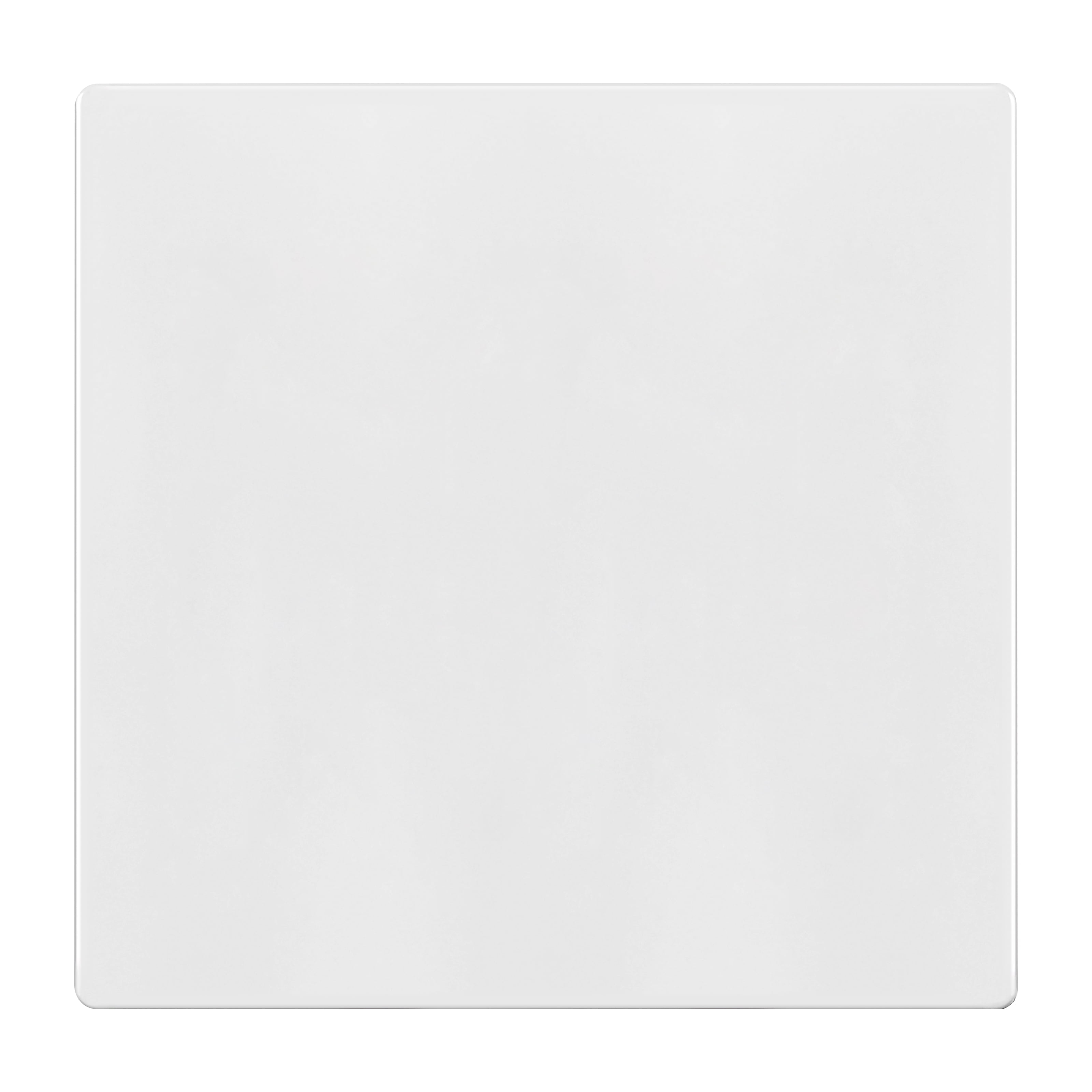 ENERLITES Screwless Double Blank Wall Plate, Child Safe Two Gang Blank Device Outlet Cover, Standard Size, 2-Gang 4.68" x 4.73", Polycarbonate Thermoplastic, UL Listed, Glossy, White
