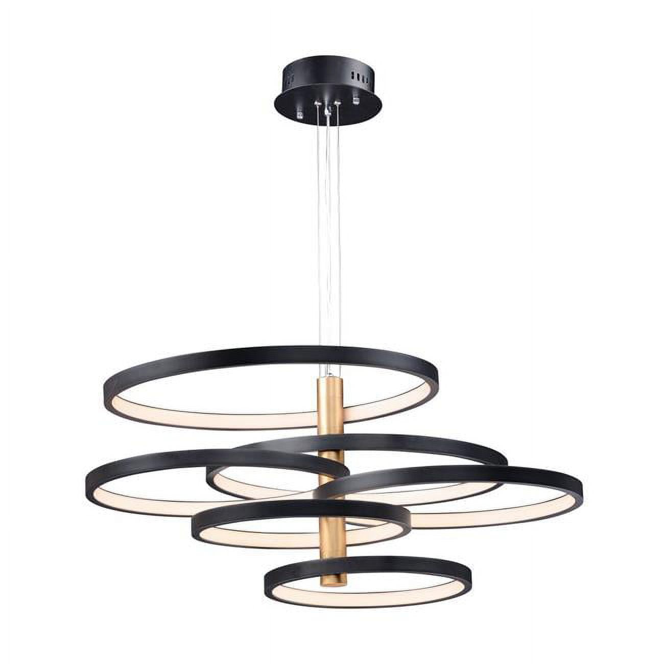 -114W 1 Led Pendant-45.25 Inches Wide By 16.25 Inches High Et2 Lighting E24327-Bkgld