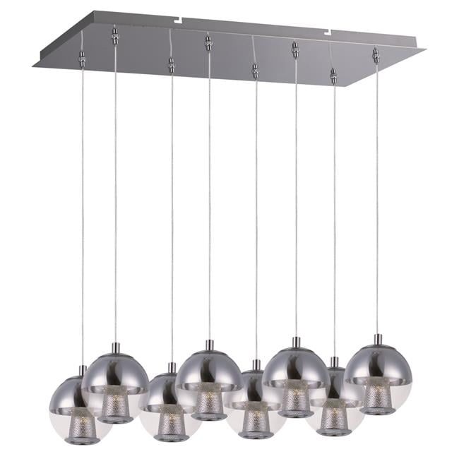 ET2 E22786-81PC Reflex LED Polished Chrome Island Pendant Ceiling Light - 26 in.