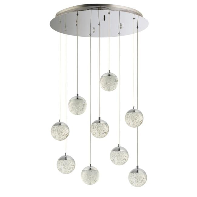 E24269-91PC-ET2 Lighting-Orb II-45W 9 LED Pendant in Traditional style-21.75 Inches wide by 6 inches high