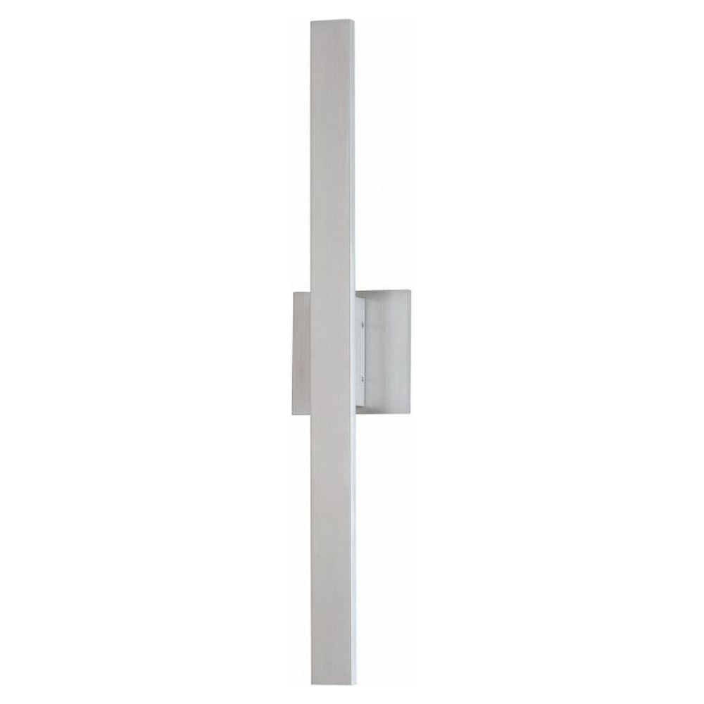 24 Inch 13W 2 Led Outdoor Wall Sconce-Satin Aluminum Finish Et2 Lighting E41343-Sa