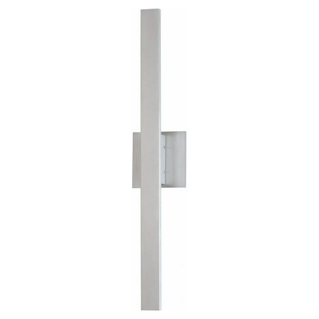 24 Inch 13W 2 Led Outdoor Wall Sconce-Satin Aluminum Finish Et2 Lighting E41343-Sa