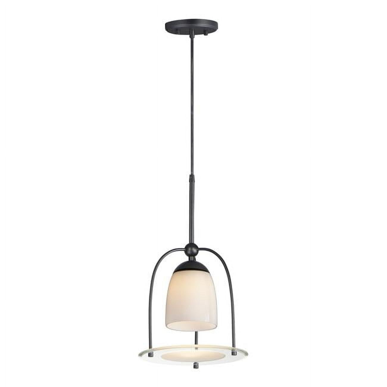 ET2 Lighting E23332-92BK 10 in. Focal Point LED Pendant, Black