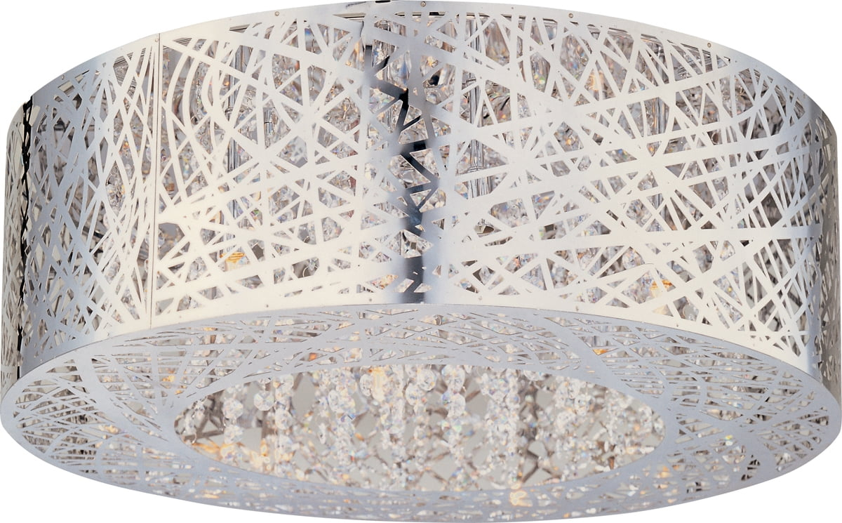 ET2 Lighting - Inca-9 Light Flush Mount in Contemporary style-23.5 Inches wide