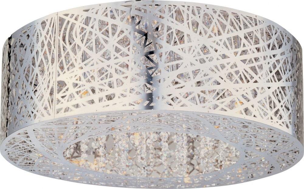 ET2 Lighting - Inca-9 Light Flush Mount in Contemporary style-23.5 Inches wide