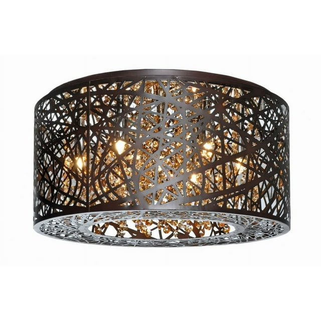 ET2 Lighting - LED Flush Mount - Inca-20.3W 7 LED Flush Mount in Contemporary