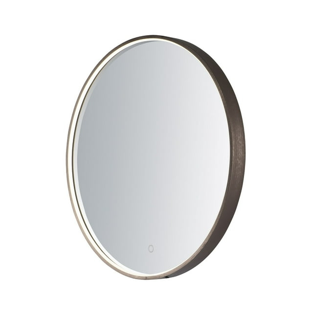 Mirror-22W 1 Led Round Mirror-27.5 Inches Wide By 27.5 Inches High-Anodized Bronze Finish Et2 Lighting E42016-90Brz