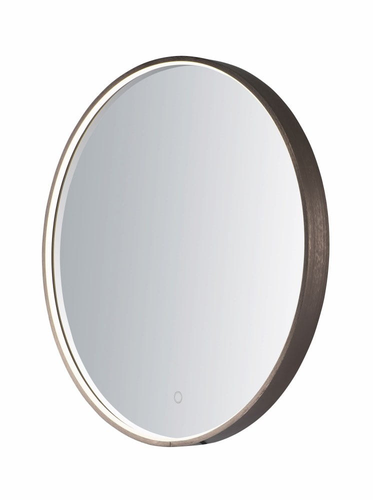 Mirror-22W 1 Led Round Mirror-27.5 Inches Wide By 27.5 Inches High-Anodized Bronze Finish Et2 Lighting E42016-90Brz