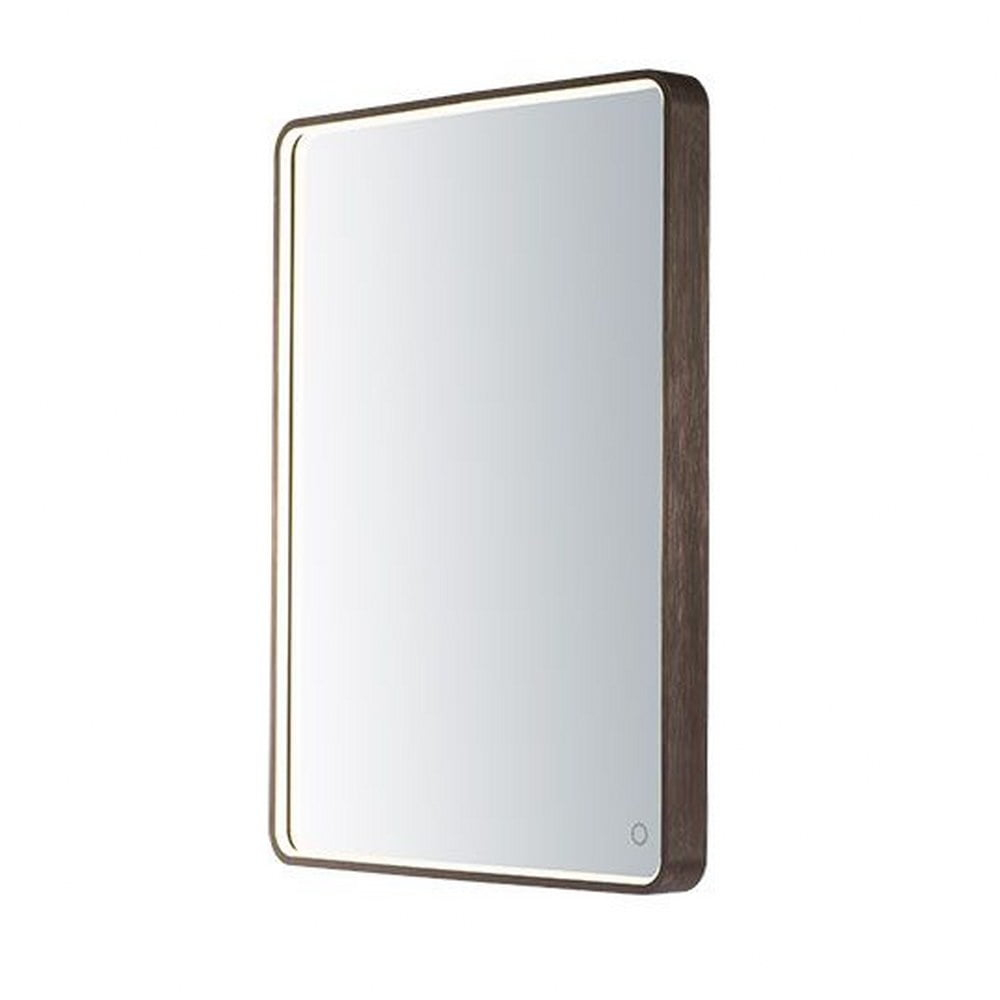 Mirror-25W 1 Led Rectangular Mirror-23.75 Inches Wide By 31.5 Inches High-Anodized Bronze Finish Et2 Lighting E42014-90Brz