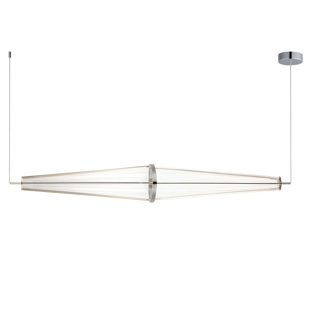 ET2 Lighting - Quasar - 15W 3 LED Linear Pendant-7.75 Inches Tall and 7.75