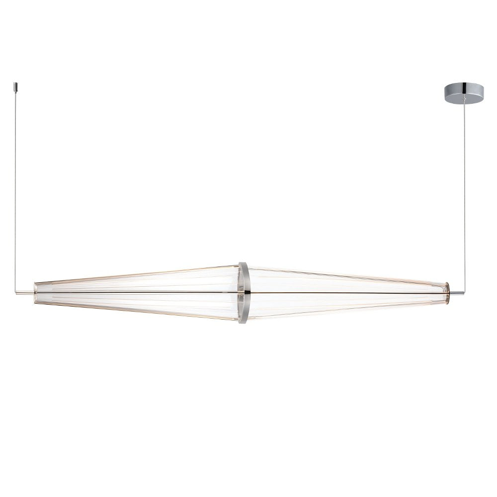 ET2 Lighting - Quasar - 15W 3 LED Linear Pendant-7.75 Inches Tall and 7.75