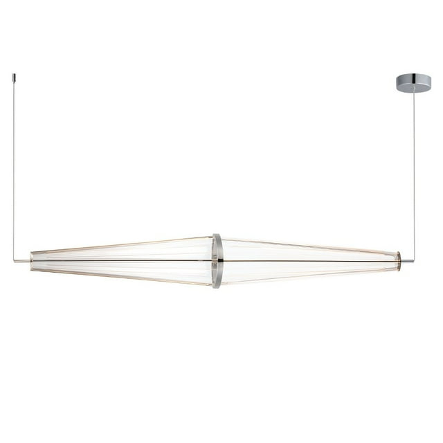 ET2 Lighting - Quasar - 15W 3 LED Linear Pendant-7.75 Inches Tall and 7.75