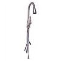 EZ-FLO 10389 Kitchen Faucet with High Arc Pull-Down Spray, One-Handle, Brush Nickel