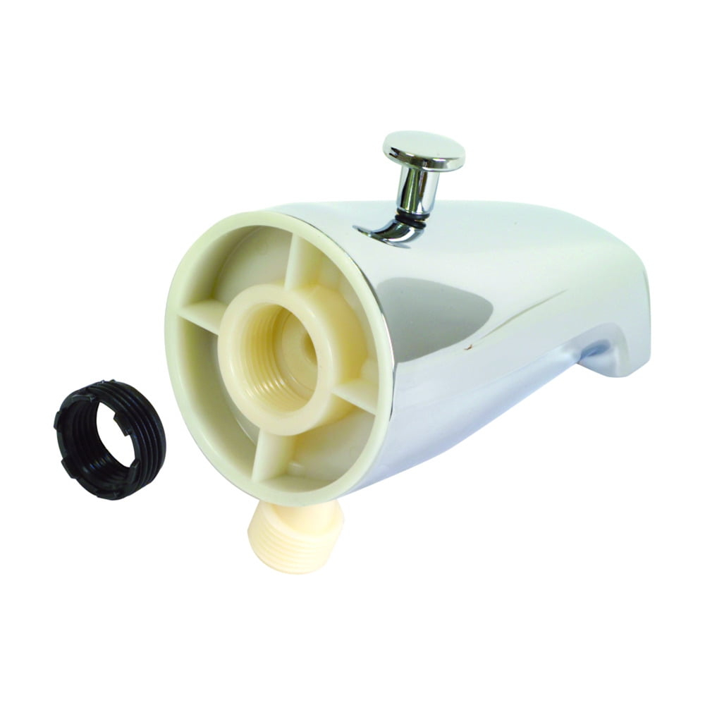 EZ-FLO 15086 Diverter Spout with Bottom Outlet, 5-1/4 inch, Chrome faucets