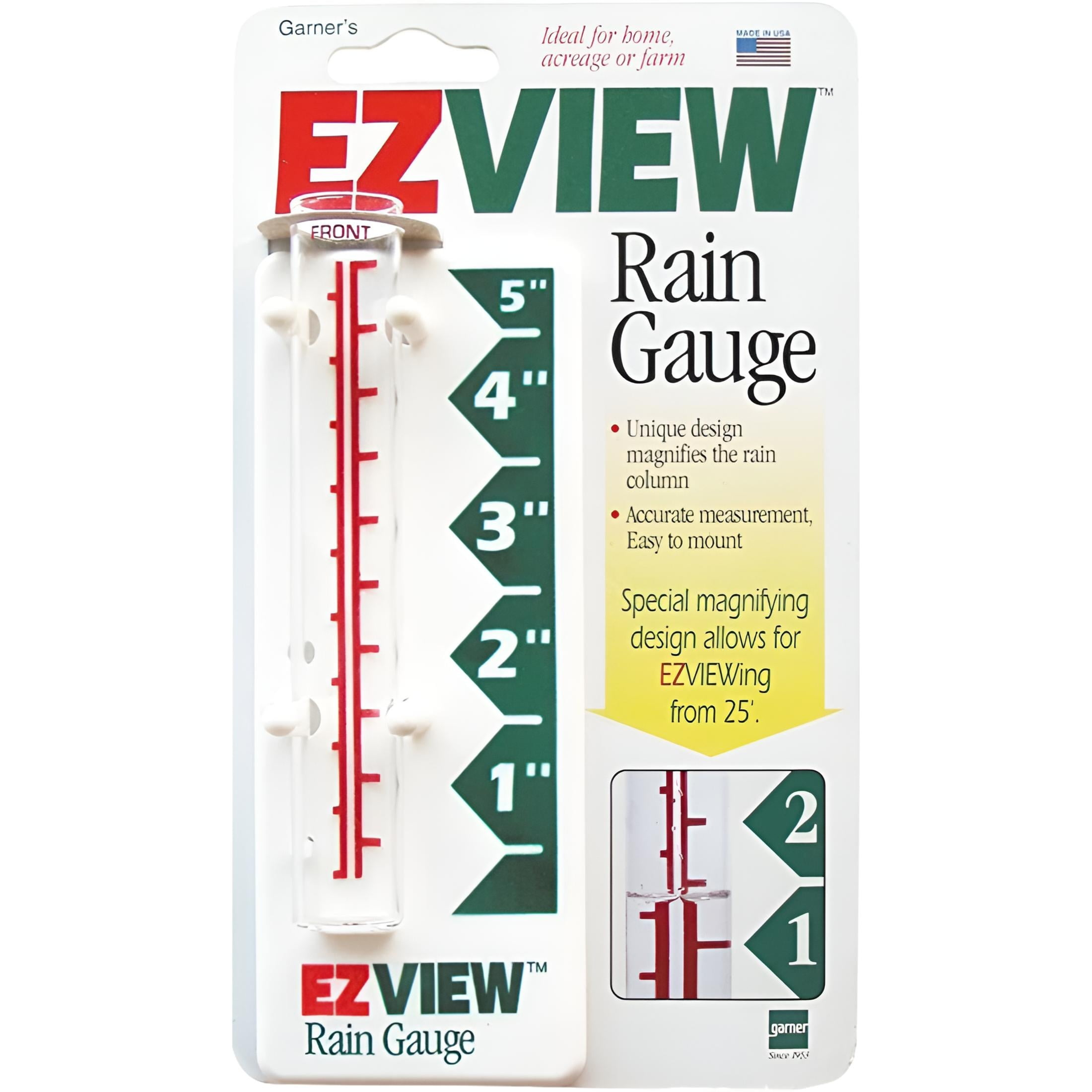Headwind Plastic No Subject Rain Gauge