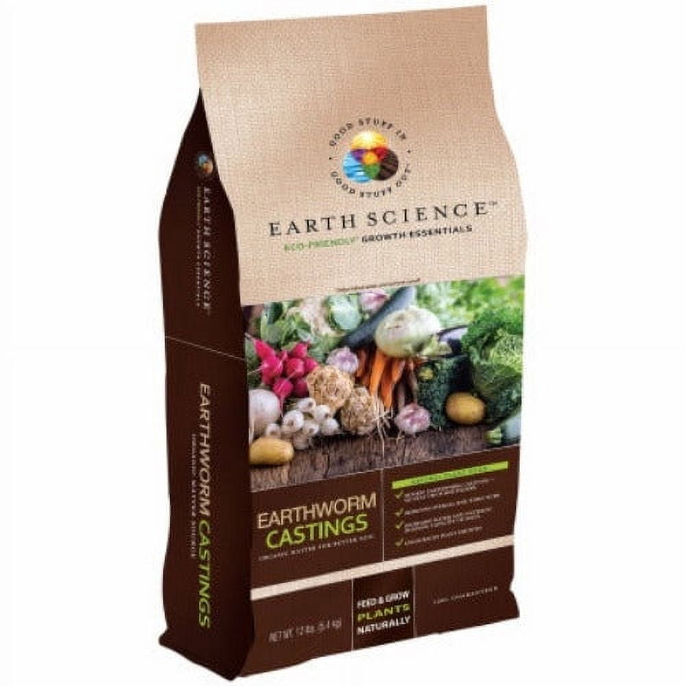 Earth Science Earthworm Castings Garden Fertilizer