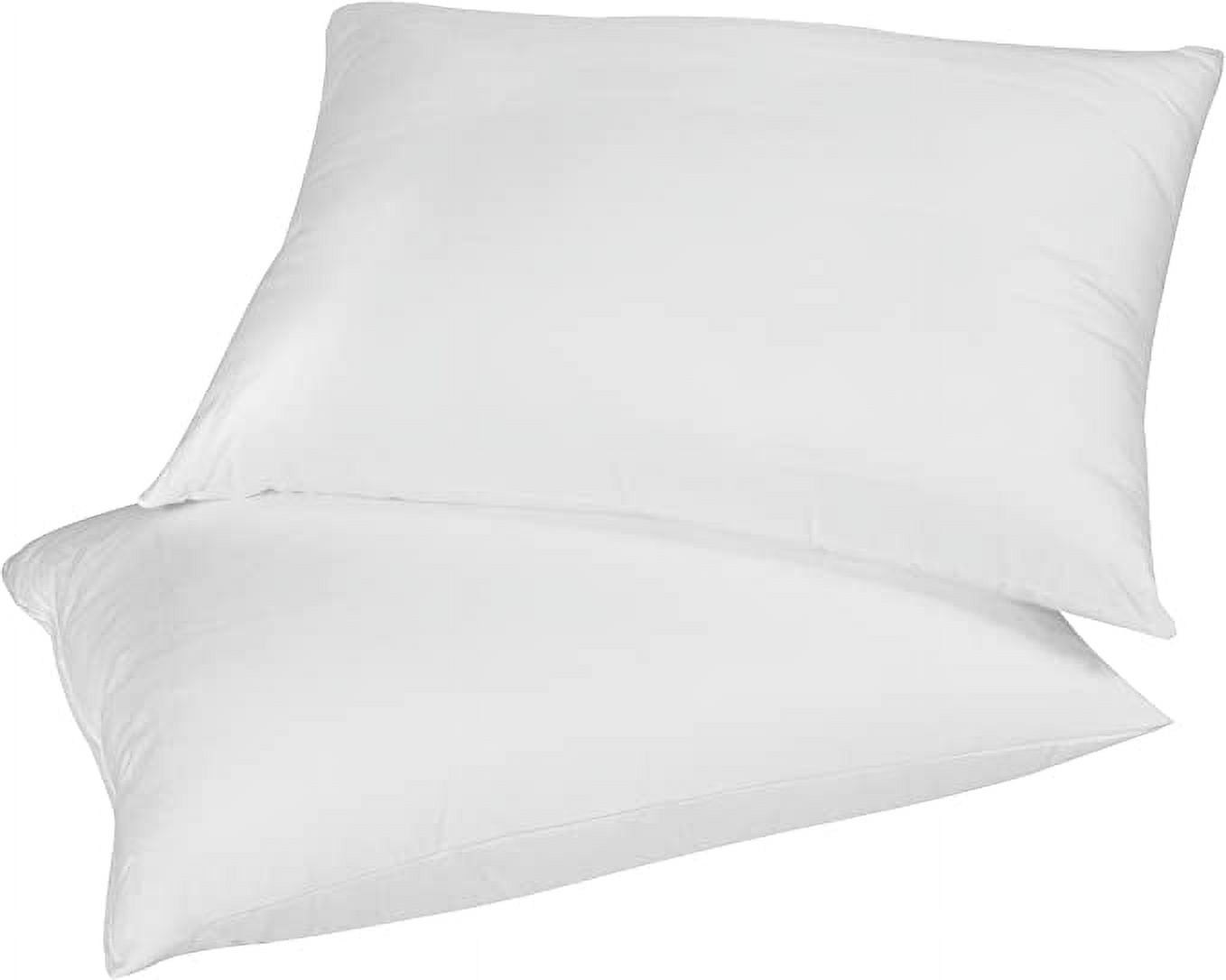 East Coast Bedding 10/90 Pure Dream Firm Goose Down Feather Pillow, King Size, Set of 2