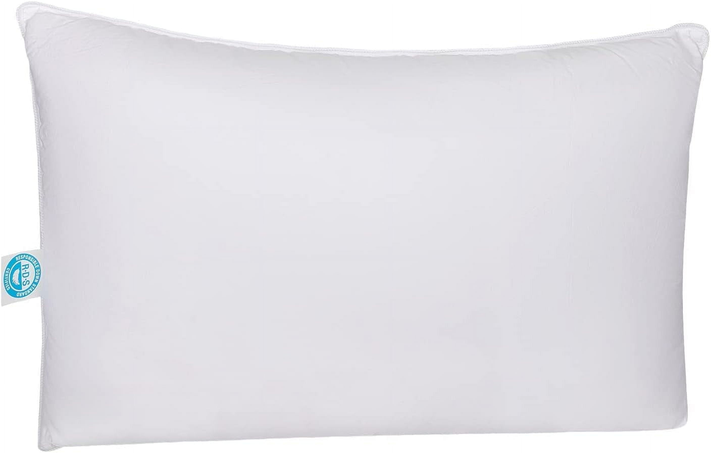 East Coast Bedding Cozy Dream Firm Goose Feather Down Pillow Support Standard Size Pack of 1