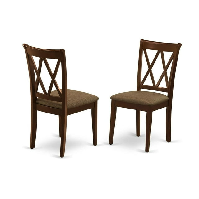 East West Furniture, Dining Chair-  Mahogany Color